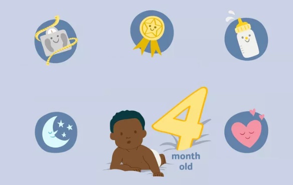 Cách bế trẻ 4 tháng tuổi