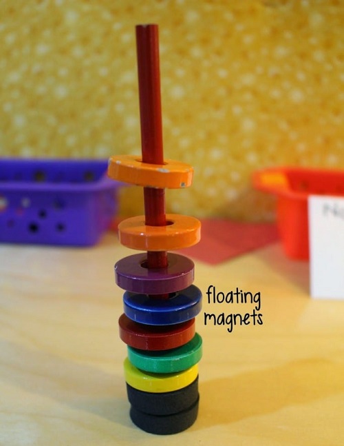 Các thí nghiệm với nam châm cho trẻ mầm non