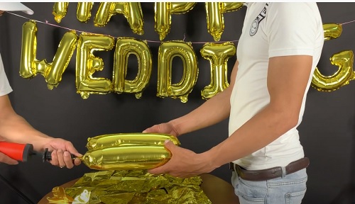 Cách thổi bong bóng chữ