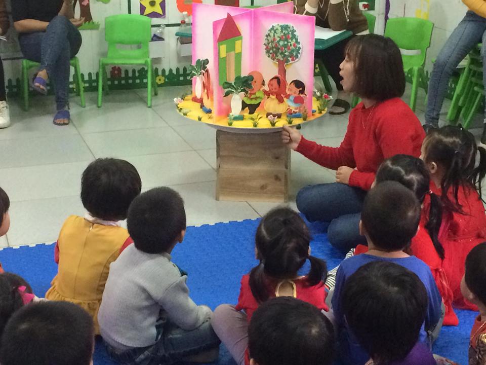 Cách làm sa bàn kể chuyện mầm non