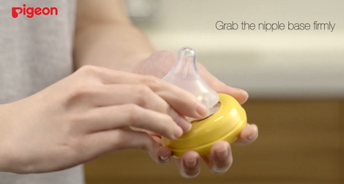 Cách lắp núm ty pigeon, avent, wesser