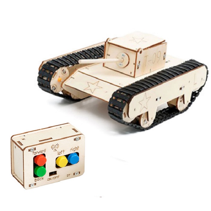 XE TĂNG LẮP RÁP STEM ĐIỀU KHIỂN TỪ XA