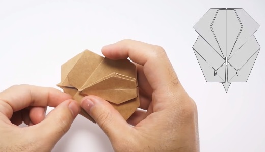 cach-gap-xep-hinh-mat-con-voi-bang-giay