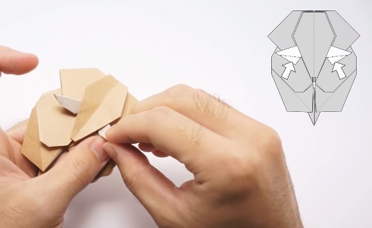 cach-gap-xep-hinh-mat-con-voi-bang-giay