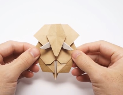 cach-gap-xep-hinh-mat-con-voi-bang-giay