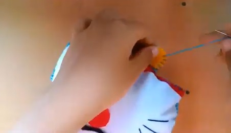 cach-lam-gau-bong-dau-chu-meo-doremon