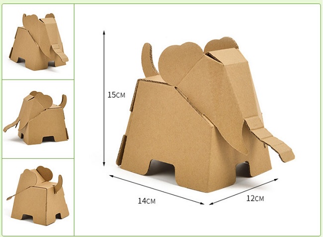 mo-hinh-thu-bang-bia-carton-con-voi