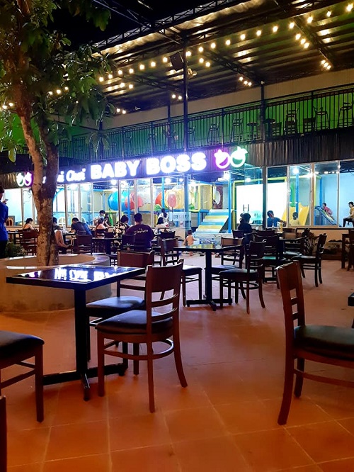 Junbaby: Quán cafe Baby Boss có khu vui chơi cho bé ở Bình Phước