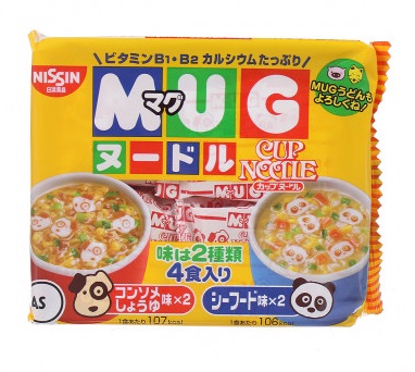 Các loại mì nhật cho bé